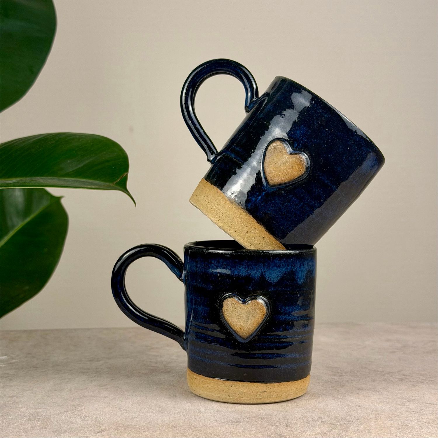 Night Sky Heart Mug