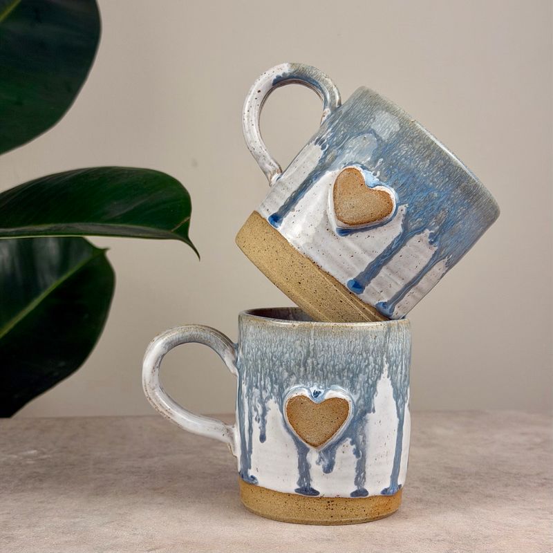 Seaspray Heart Mug