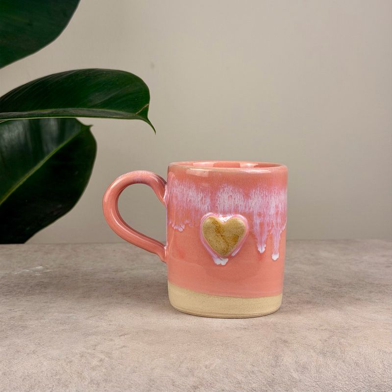 Pink Heart Mug
