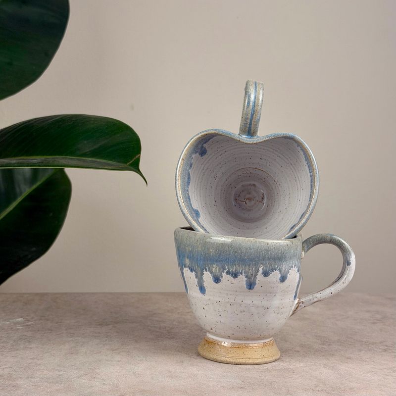 Seaspray Heart Shaped Cup 7oz