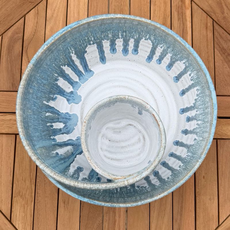 Chip &amp; Dip Bowl - Seaspray