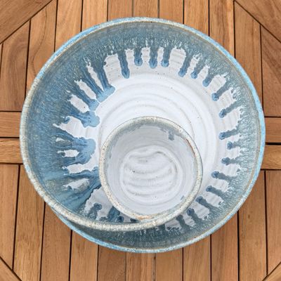 Chip &amp; Dip Bowl - Seaspray