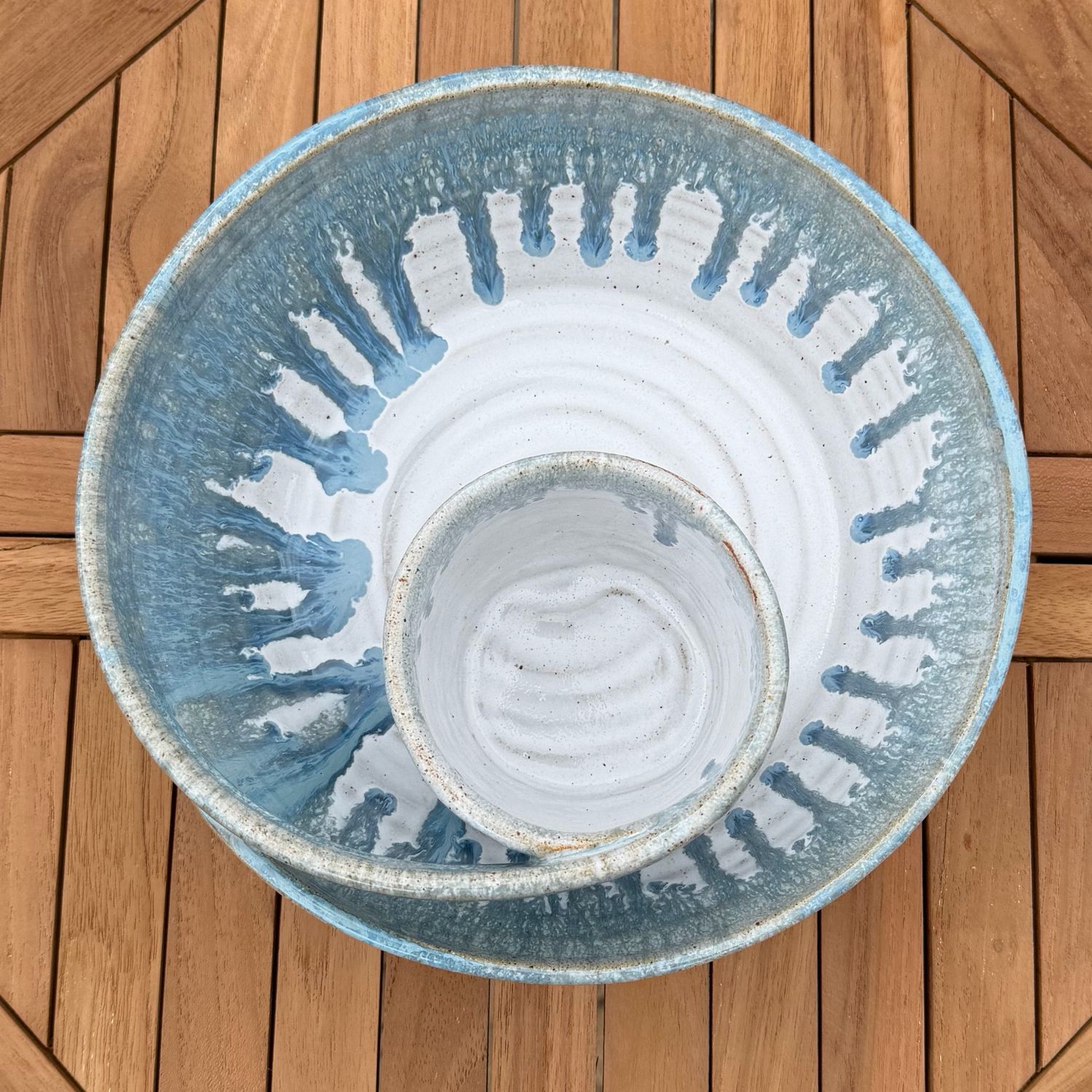 Chip &amp; Dip Bowl - Seaspray
