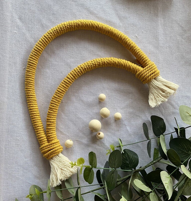 Moon macrame Wallhanging
