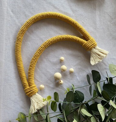 Moon macrame Wallhanging