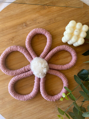 Pink Flower Wall Hanging