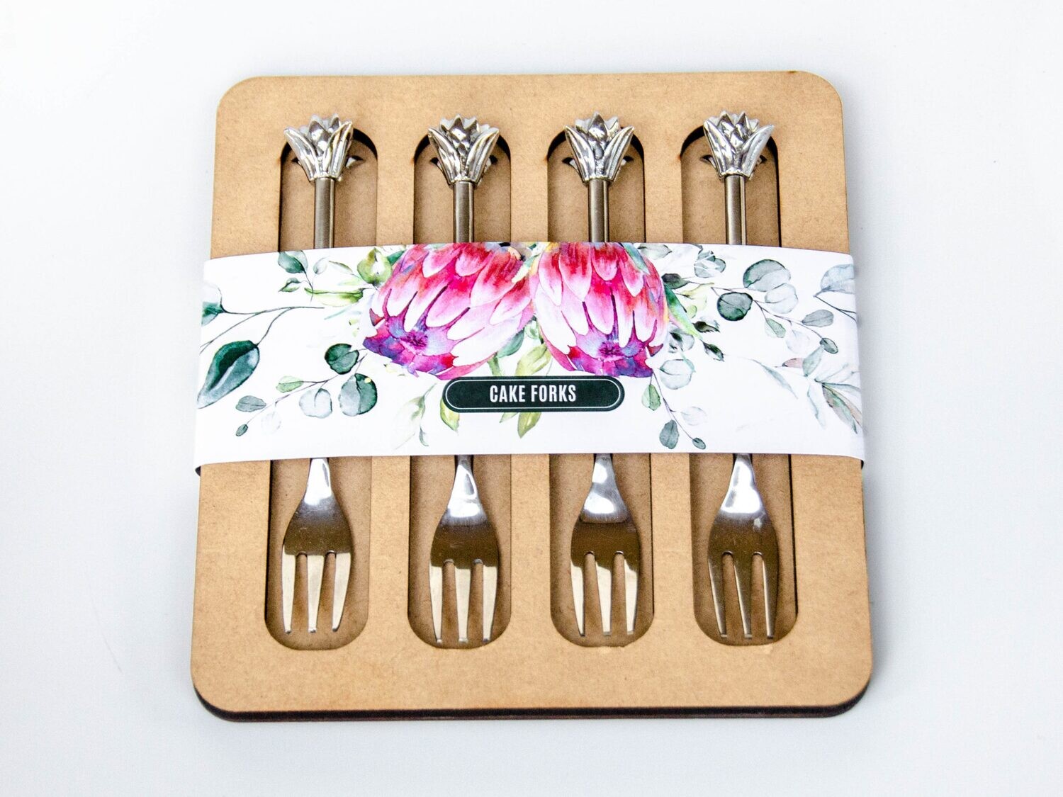 PROTEA CAKE FORKS STAINLESS STEEL (150mm) Set of 4