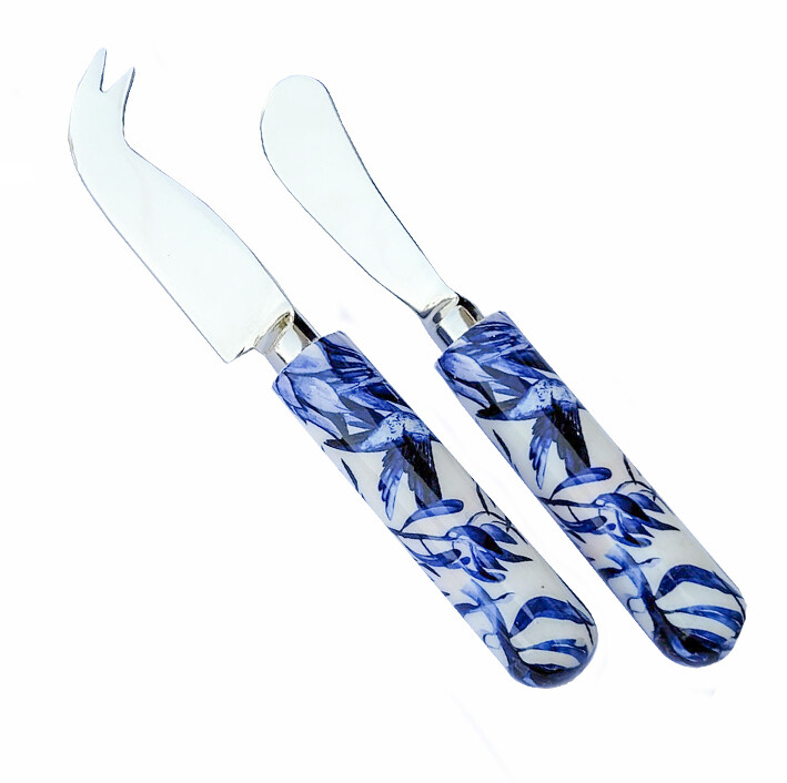 CHEESE KNIFE SET Blue Delft (Stainless Steel) (150mm)