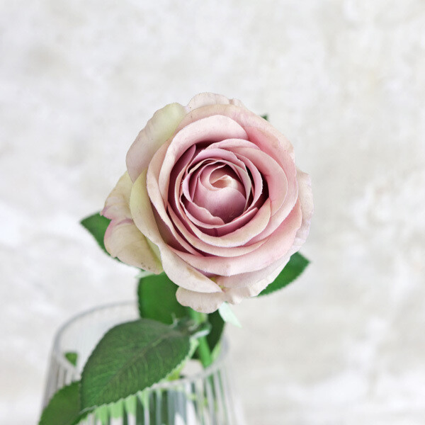 ROSE SPRAY REAL TOUCH Lavender (70cm)