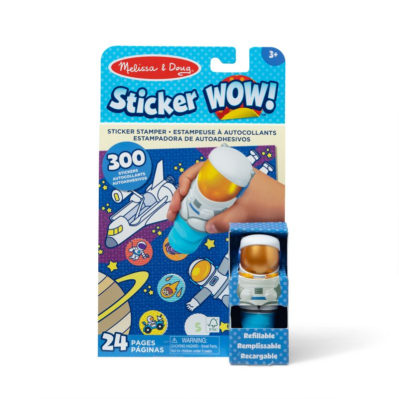 STICKER WOW ASTRONAUT