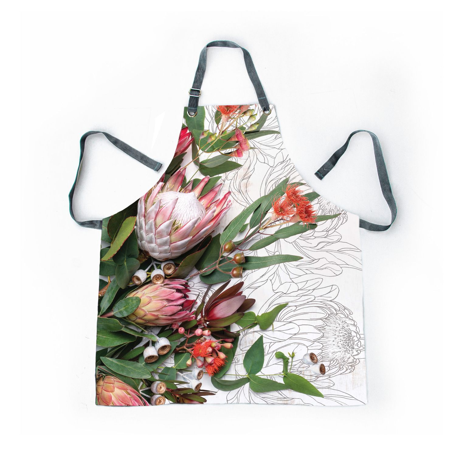 PROTEA WILDFLOWER BOUQUET APRON