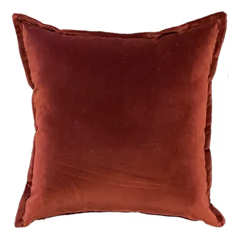 RUST VELVET SCATTER CUSHION (60 x 60cm)