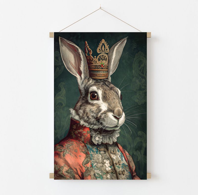 REGAL RABBIT PVC WALL HANGING