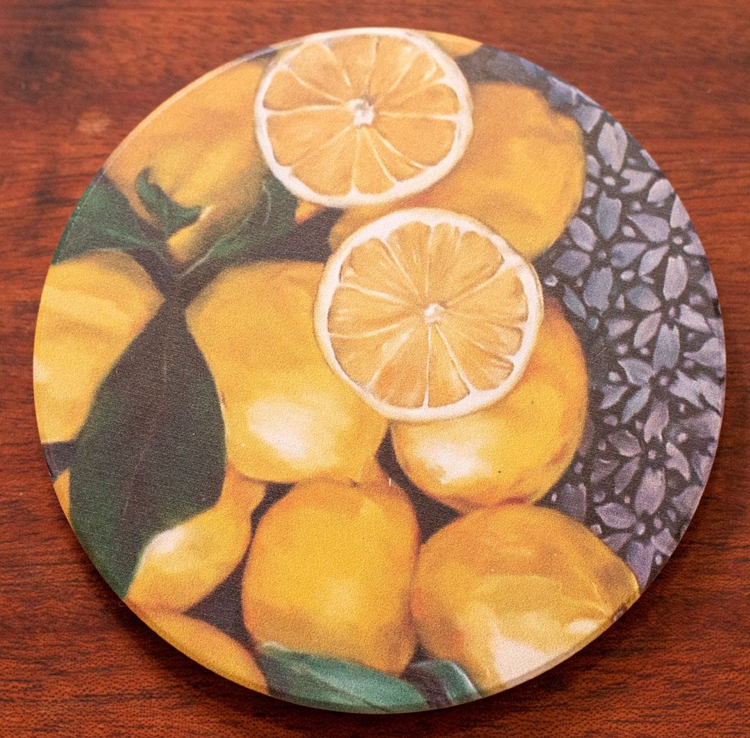 LEMONS POTSTAND CERAMIC PS13