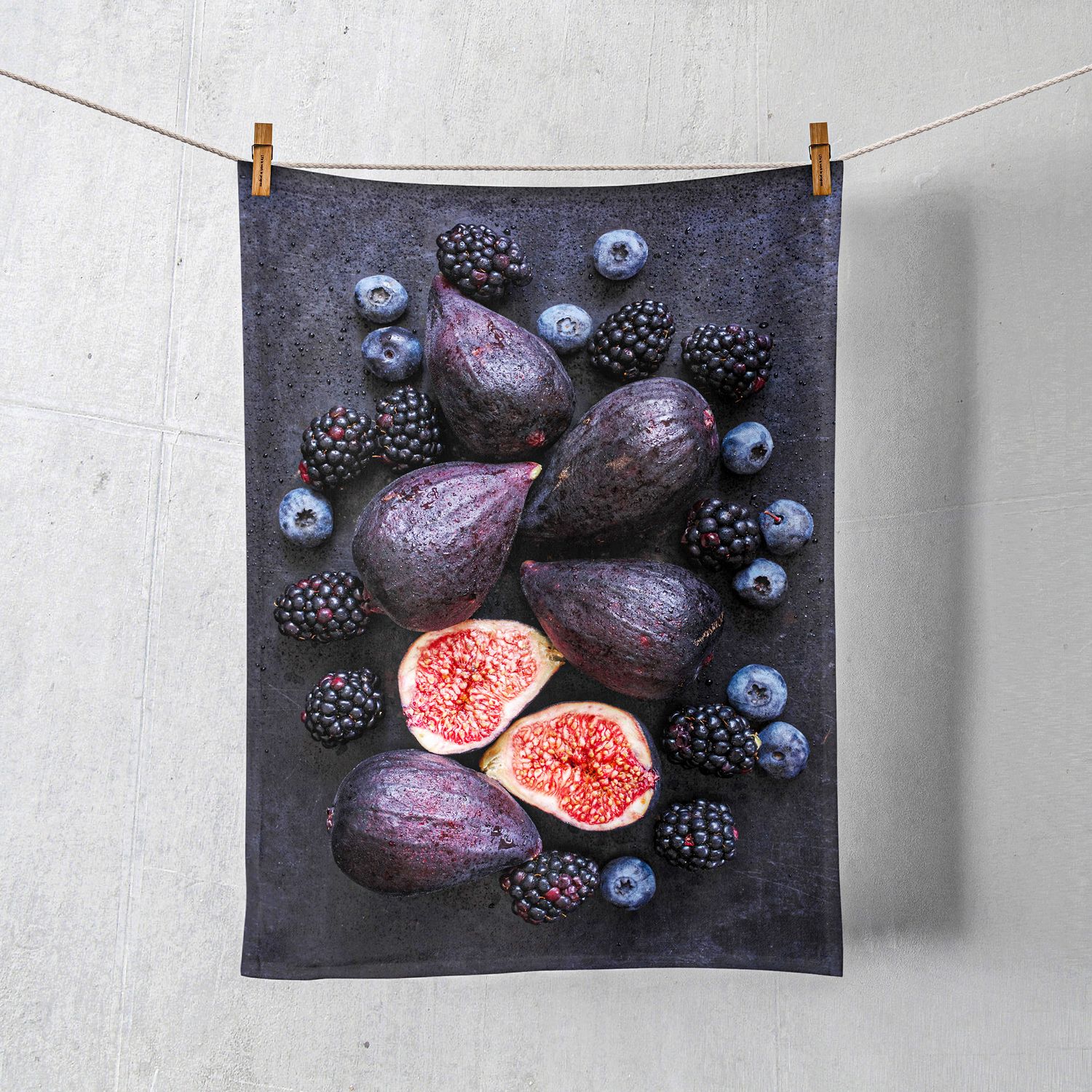 FIGS BROODLAPPIE/FOOD TOWEL MOCK LINEN (700 x 500mm)