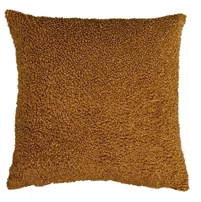 RUST SHEARLING SCATTER CUSHION (60 x 60cm)