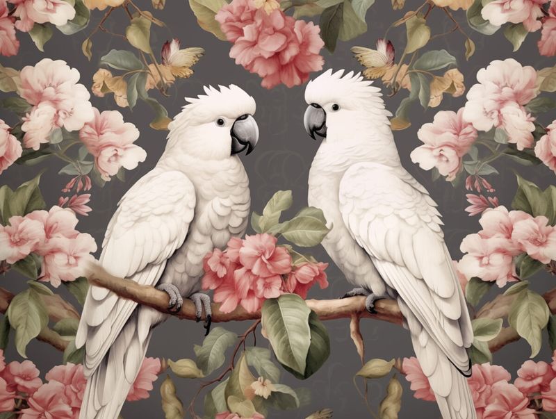 COCKATOO VINYL PLACEMATS (Set of 6)