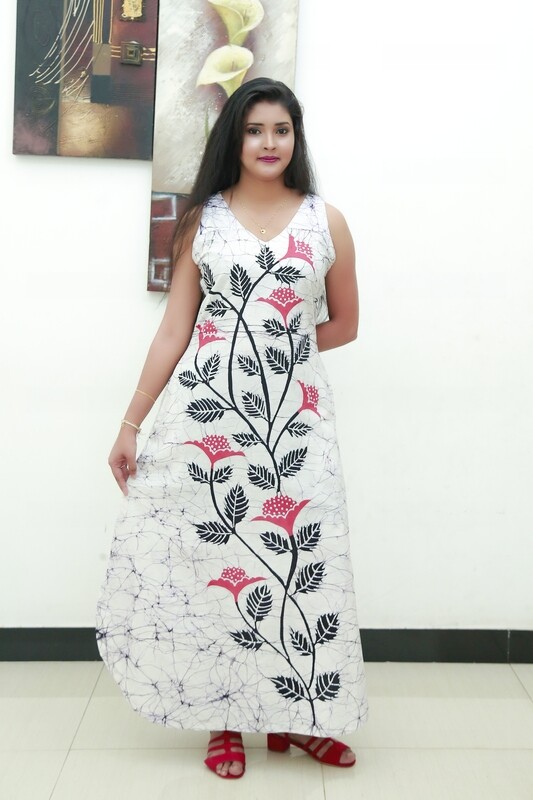 SRI LANKAN Batik Frock