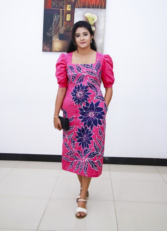 Floral Batik Frock