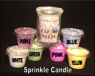 Sprinkle Candles - EXTRA WAX & WICKS