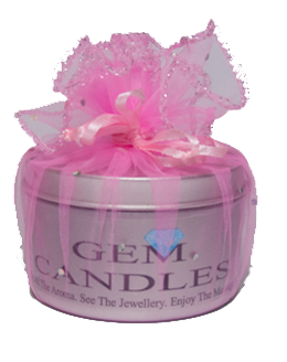 Soy Jewellery In a Candle - Satin Sheets