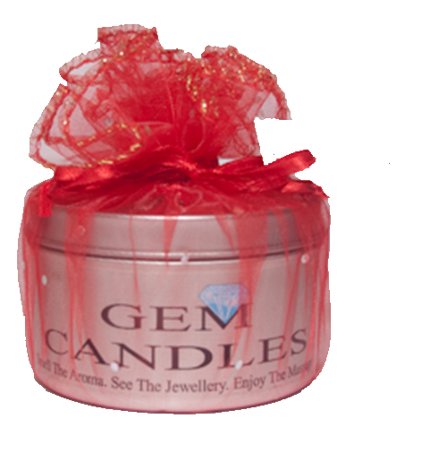 Soy Jewellery In a Candle - Strawberry