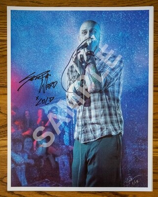 Scooter Ward of Cold signed and numbered photo with free shipping
