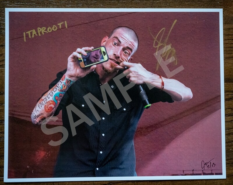 Stephen Richards of Taproot signed and numbered photo