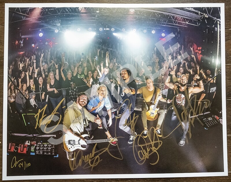 Pop Evil signed and numbered photo