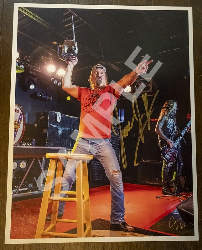 Jesse James Dupree of Jackyl signed and numbered photo