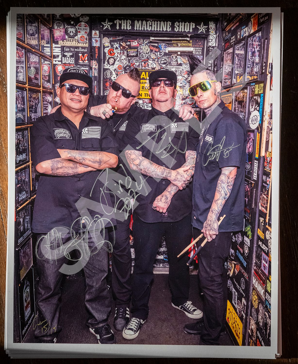 Moonshine Bandits signed and numbered photo