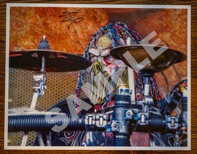Skinny of Mushroomhead signed and numbered photo
