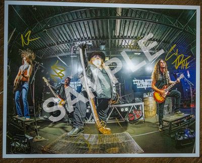 Texas Hippie Coalition signed and numbered photo