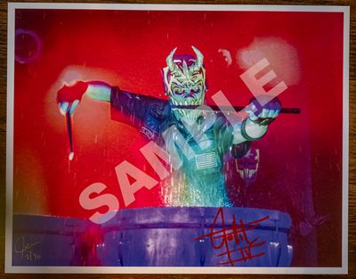 Roberto Diablo of Mushroomhead signed and numbered photo