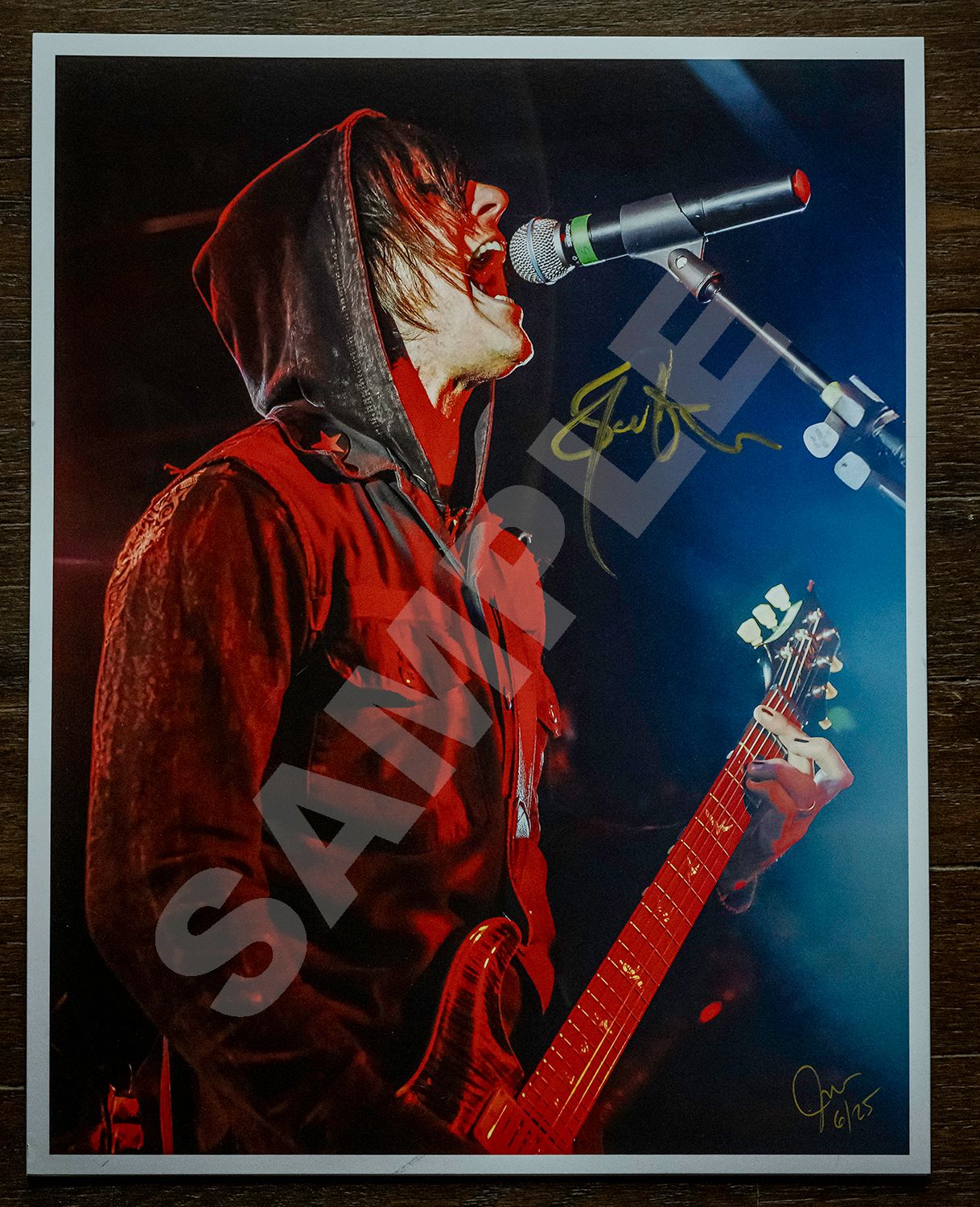Scott Stevens of The Exies signed and numbered photo