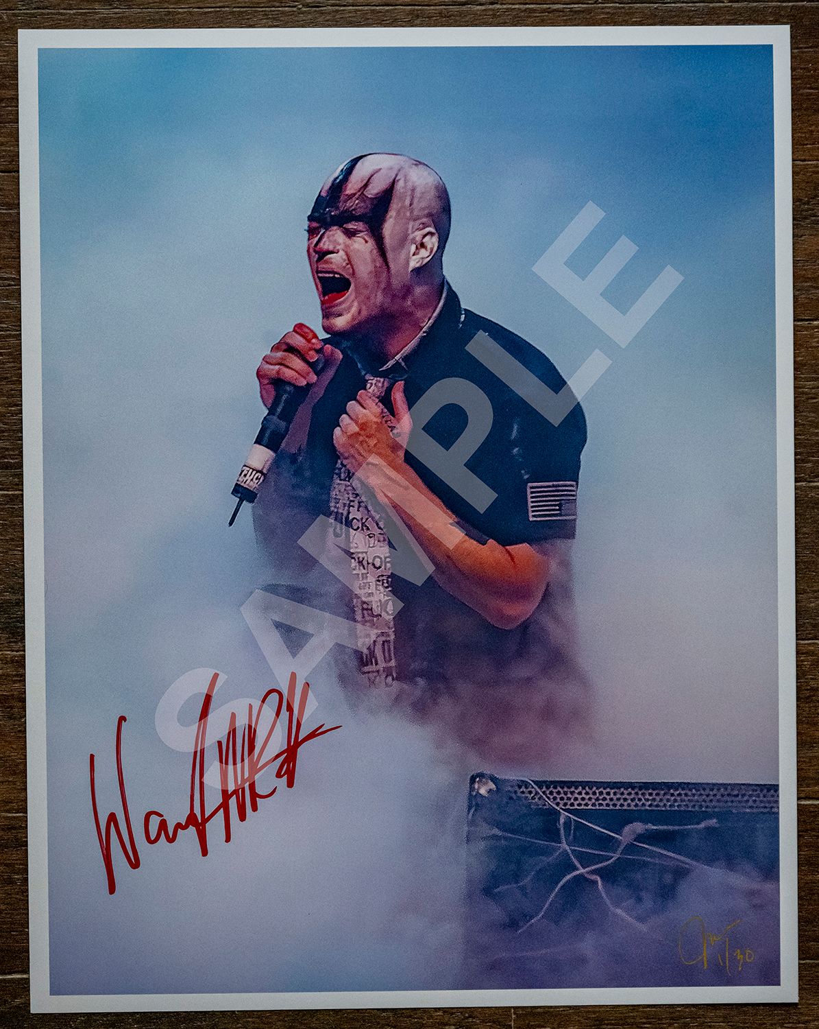 Waylon Reavis #4 signed and numbered photo