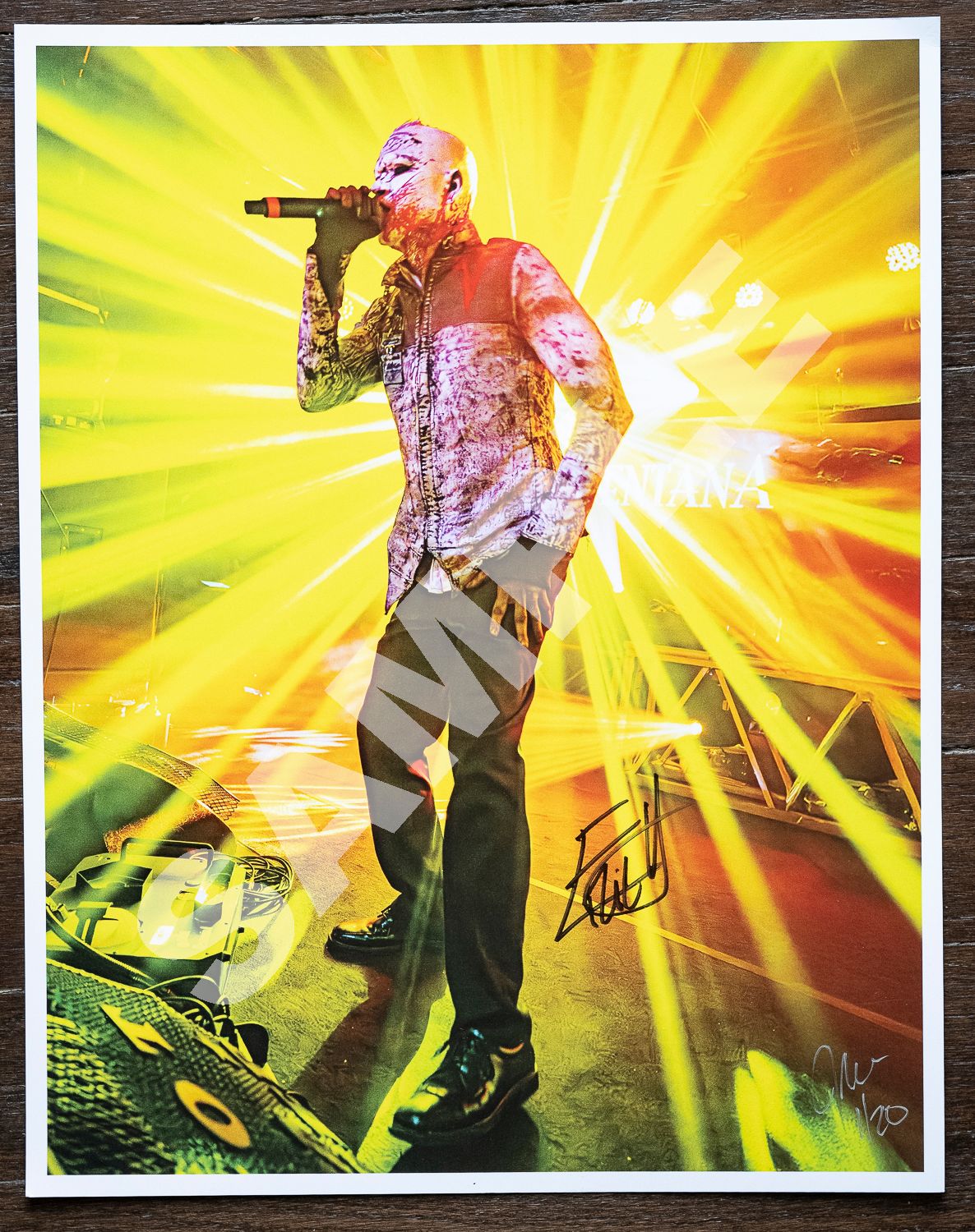 Eric Hess of  Ventana signed and numbered photo