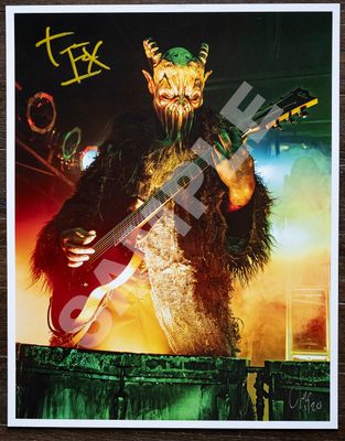Tommy &quot;Tankx&quot; Shaffner of Mushroomhead signed and numbered photo