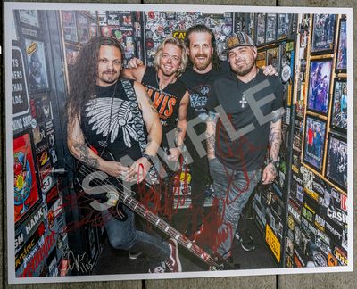 Black Stone Cherry signed and numbered photo