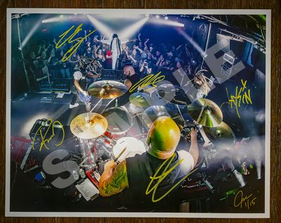 Nonpoint stage back signed and numbered photo