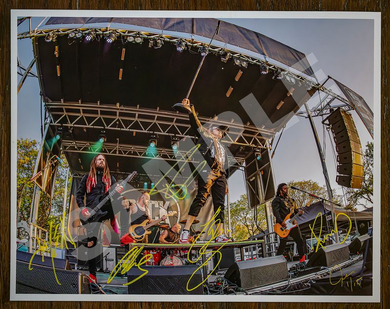 Nonpoint stage front signed and numbered photo