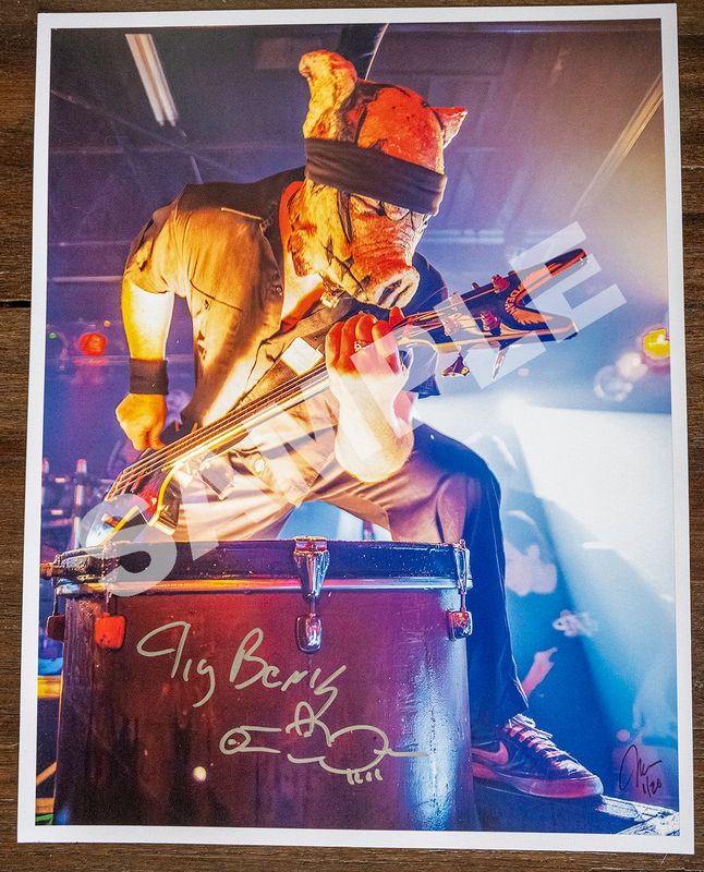 Pig Benis of Mushroomhead signed photo