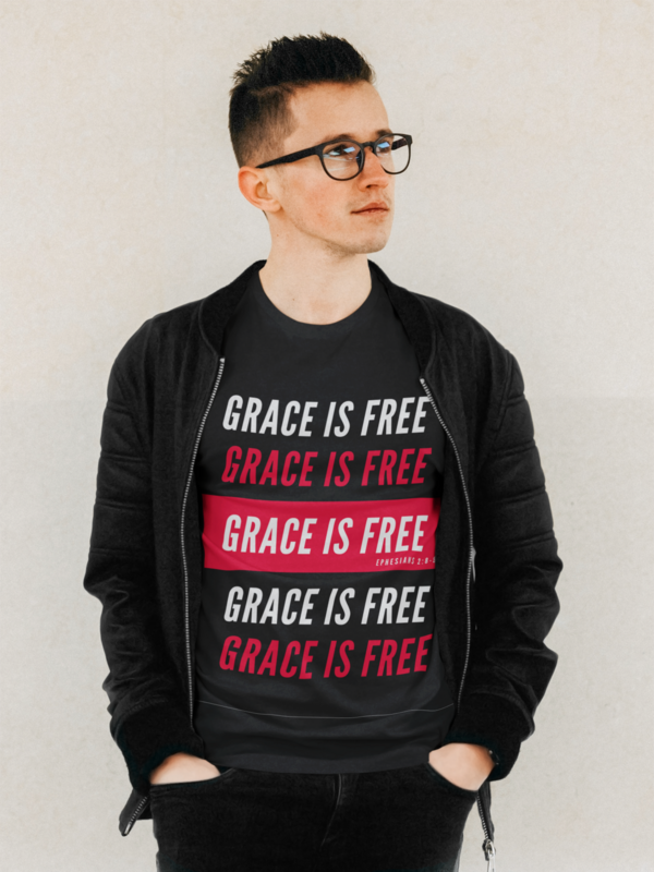 Grace Is Free Black Shirt