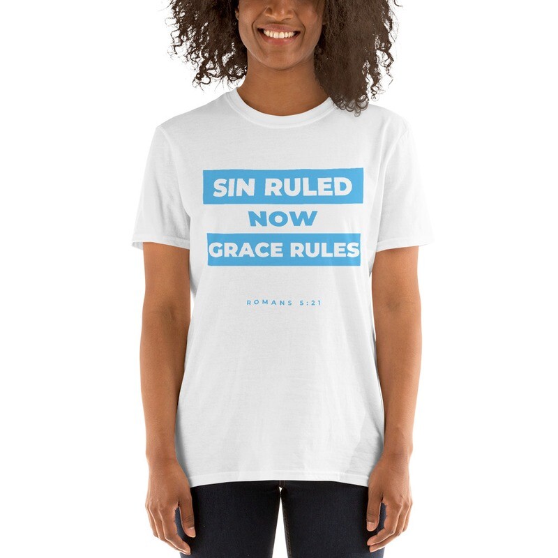 Sin Ruled Now Grace Rules Gildan T-Shirt