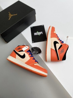 AirJordan Shoe Orange