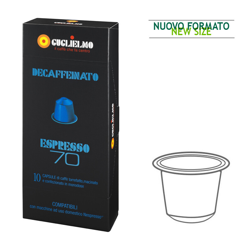 Caffè Guglielmo - Decaffeinato Blu 70