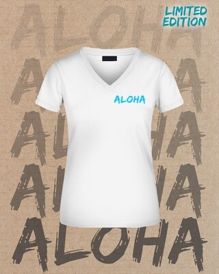 Tortuga Bay8-  Aloha Damen T-Shirt weiss