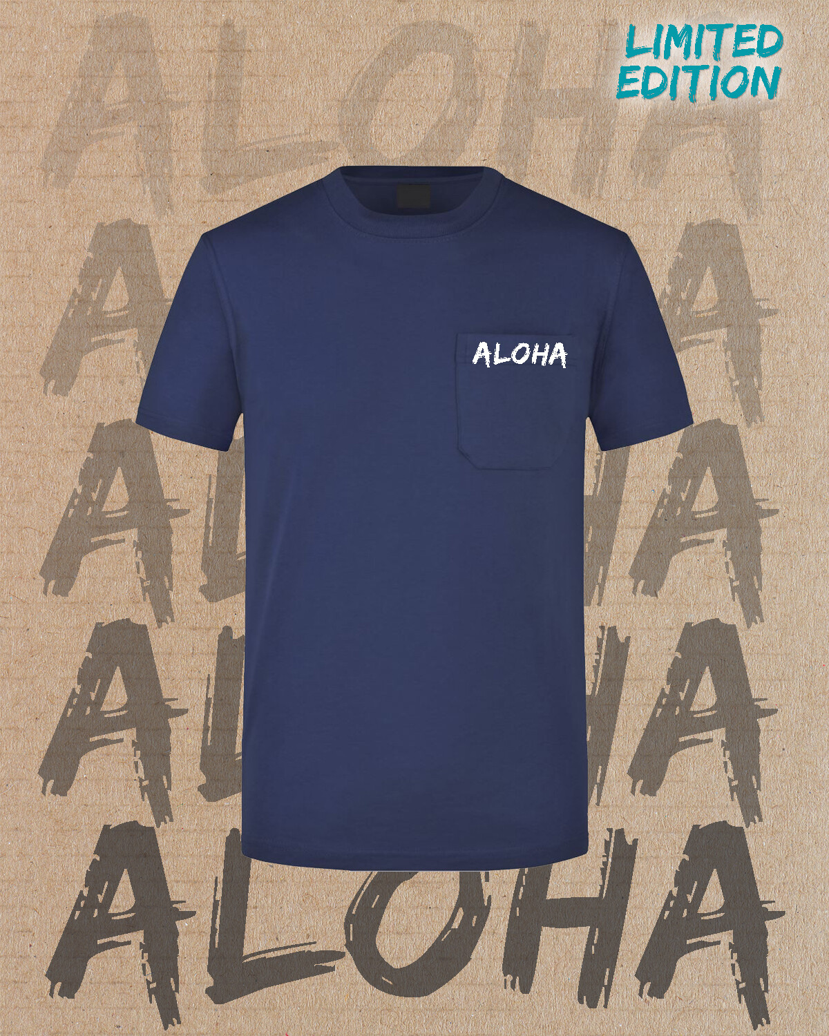 Tortuga Bay8- Aloha Herren T-Shirt royal-blau