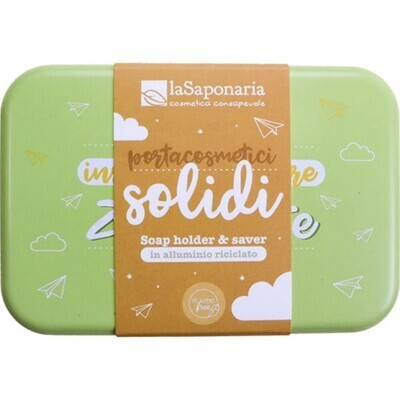 La Saponaria Soap Holder & Saver -  Seifenbox aus recyceltem Aluminium