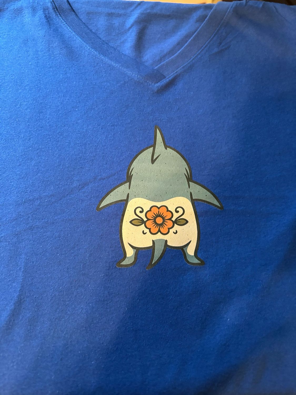 Women’s T-Shirt with image of a Shark w/Tramp Stamp